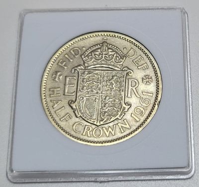 PTCW第3次开拍 英联邦伊丽莎白二世领土硬币及纸钞 - 1961年 半克朗👑不带"BRITT:OMN"