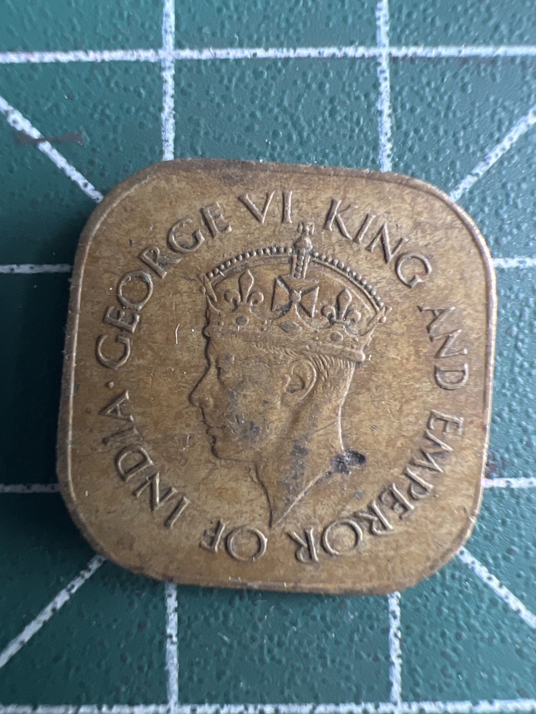 泡泡堂微拍第六十二幕硬币捡漏可累计专场👿👿，零佣金，零押金，累计满二十元包邮，接受代拍业务 英属锡兰1943年乔六五分铜币