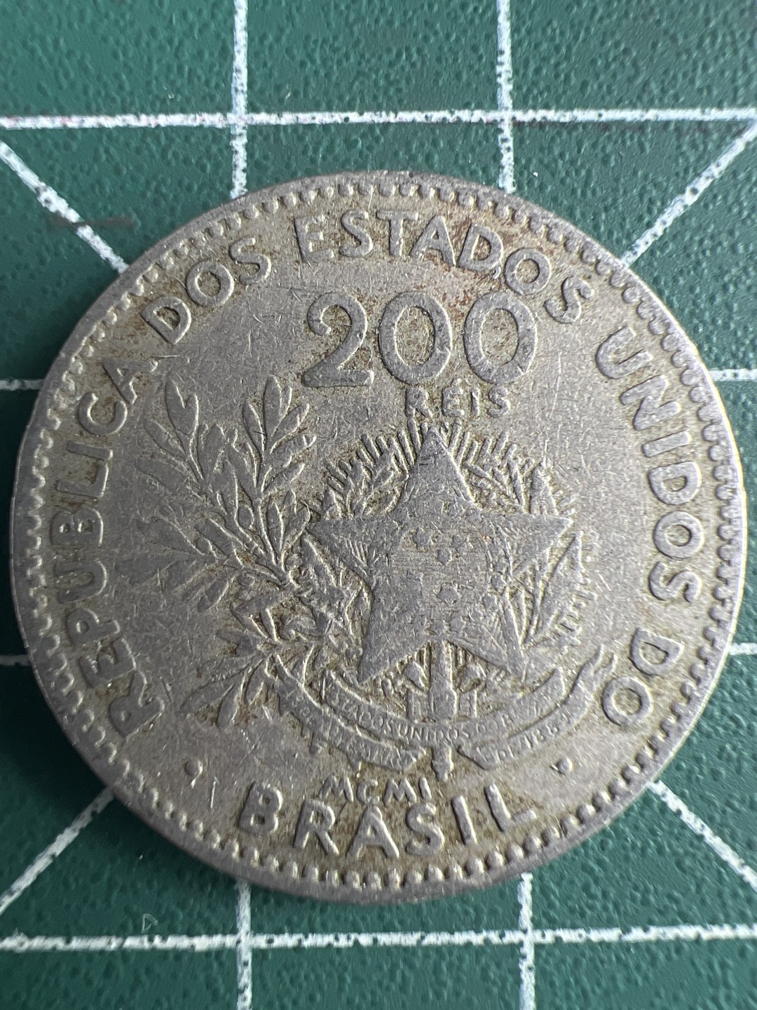 泡泡堂微拍第七十八幕硬币明信片捡漏可累计专场👿👿，零佣金，零押金，累计满二十元包邮，接受代拍业务 巴西1901年罗马纪年老币