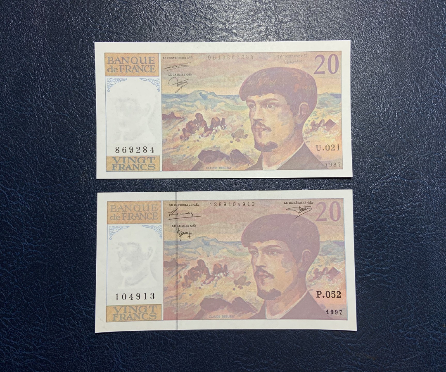 收藏联盟Quantum Auction 第233期拍卖 法国1997年20法郎 品相UNC 彪西德