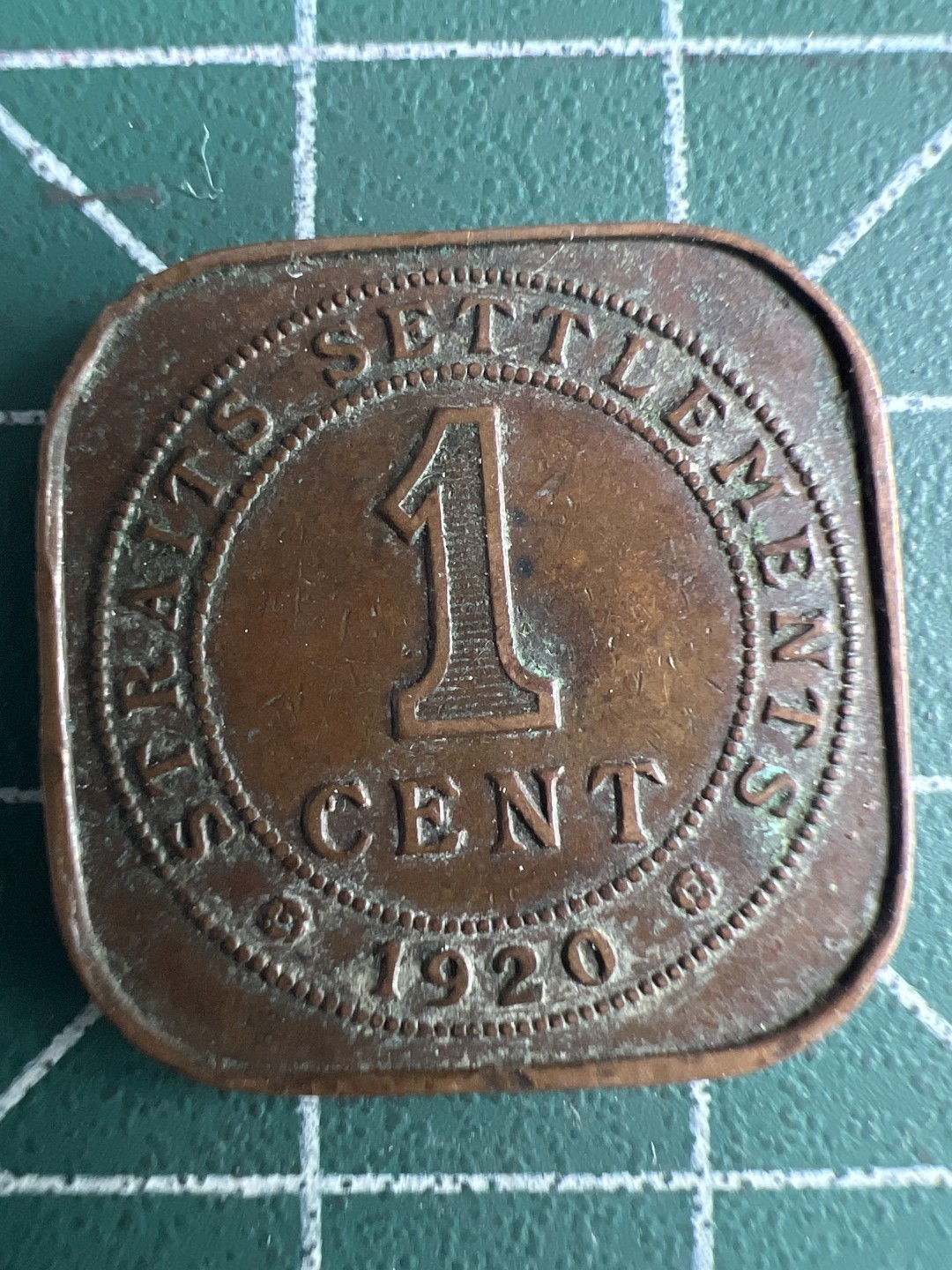 泡泡堂微拍第六十二幕硬币捡漏可累计专场👿👿，零佣金，零押金，累计满二十元包邮，接受代拍业务 英属海峡殖民地1920年一分