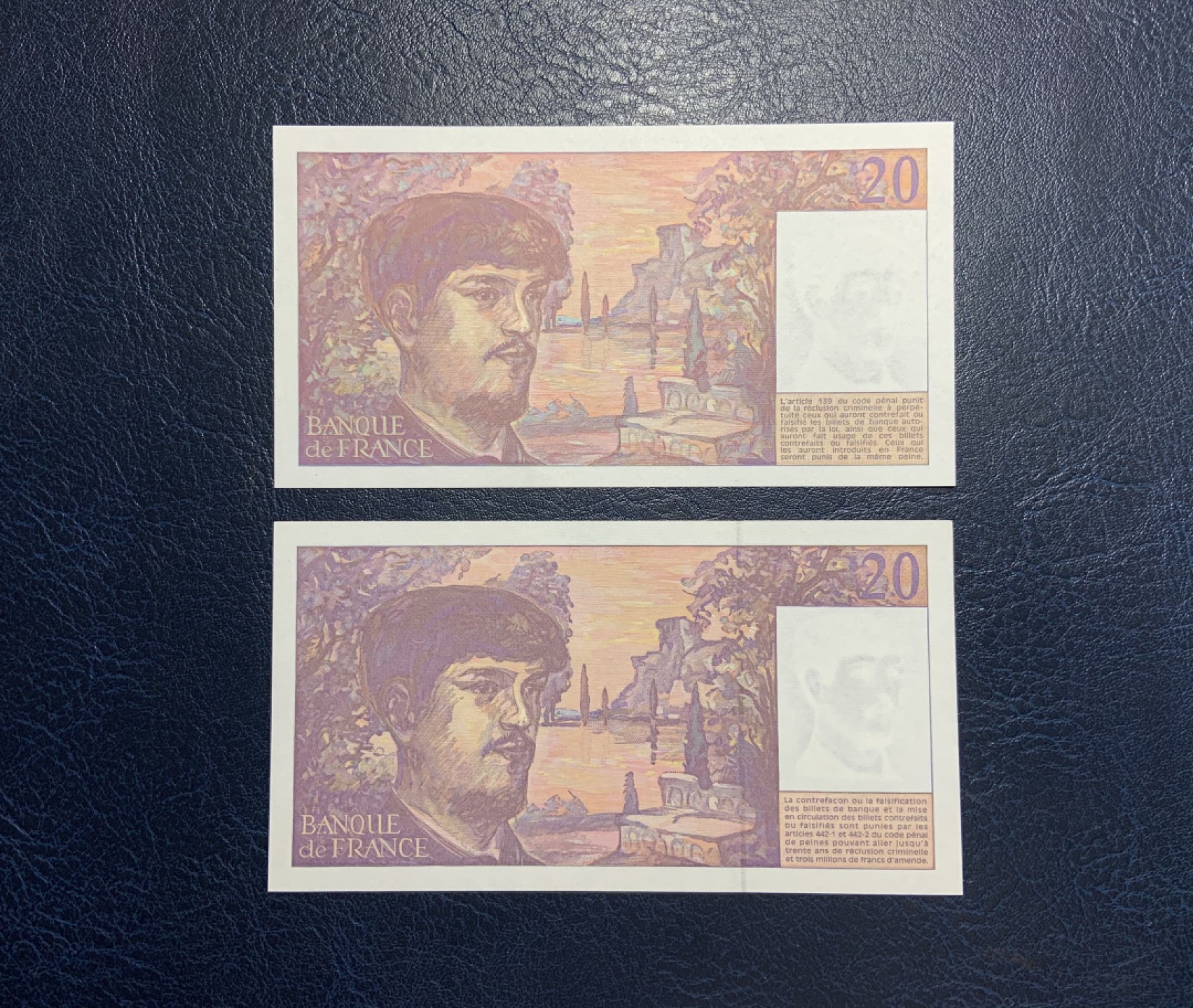 收藏联盟Quantum Auction 第233期拍卖 法国1997年20法郎 品相UNC 彪西德
