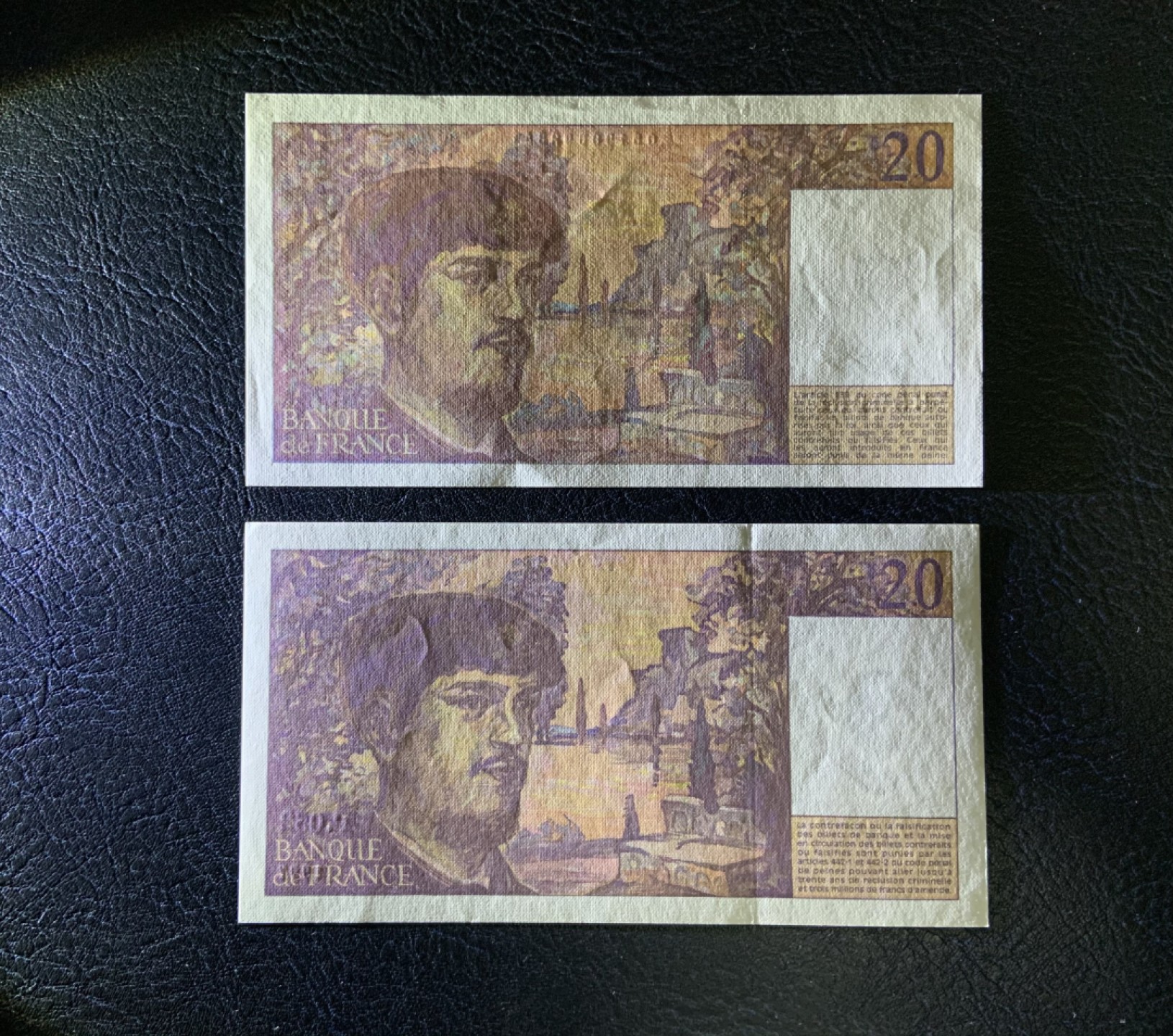 收藏联盟Quantum Auction 第233期拍卖 法国1997年20法郎 品相UNC 彪西德