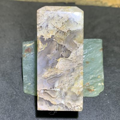 天然精美水草玛瑙章料一方 - 天然精美水草玛瑙章料一方