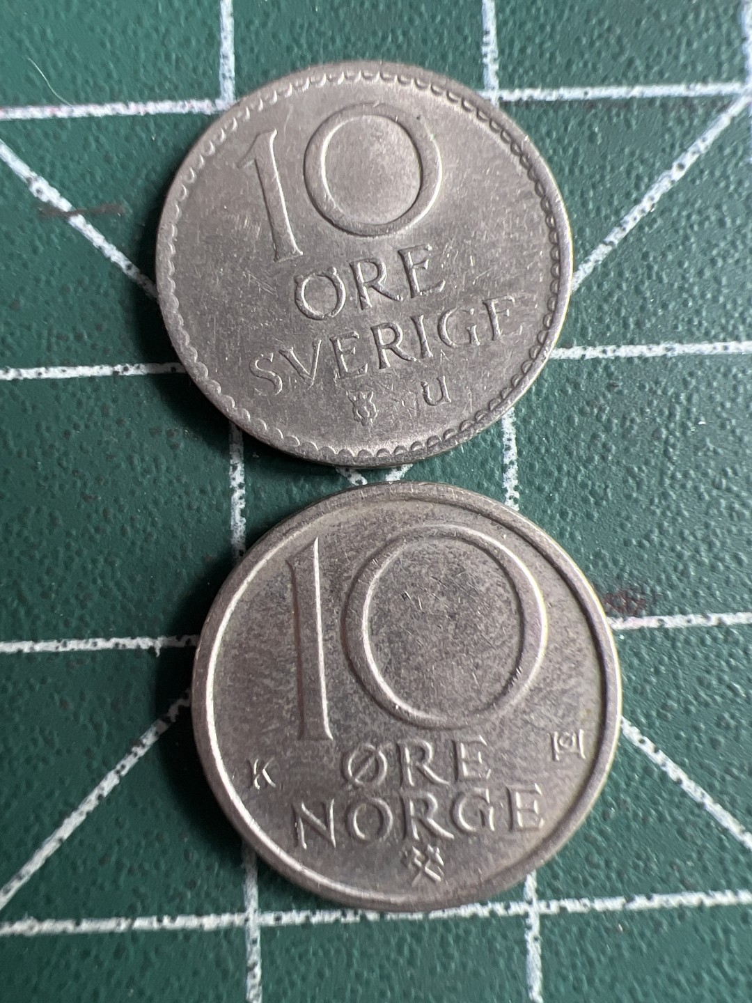 泡泡堂第226期  世界硬币邮票 （无押金，无佣金，捡漏，全场20包邮，偏远地区除外） 瑞典10欧尔一对