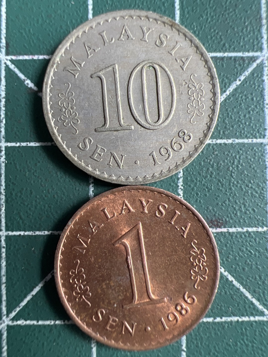 泡泡堂第226期  世界硬币邮票 （无押金，无佣金，捡漏，全场20包邮，偏远地区除外） 马来西亚一对