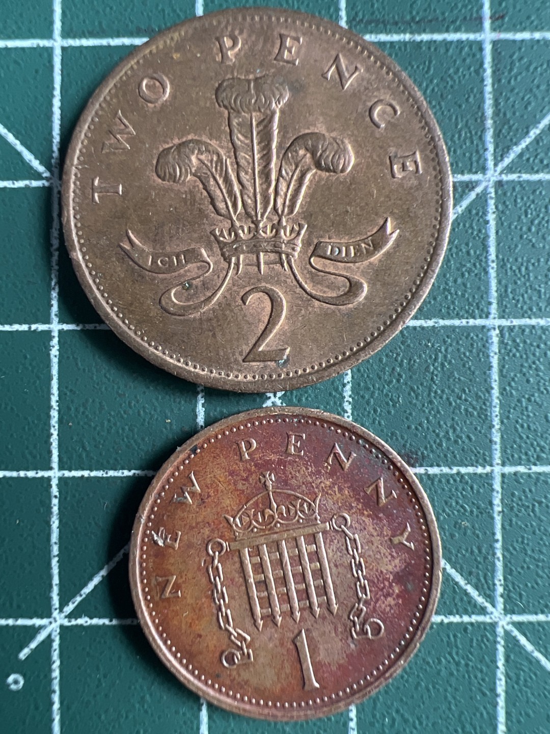 泡泡堂第262期  世界硬币 （无押金，捡漏，全场20包邮，偏远地区除外，接收代拍业务） 英国2便士一便士一对