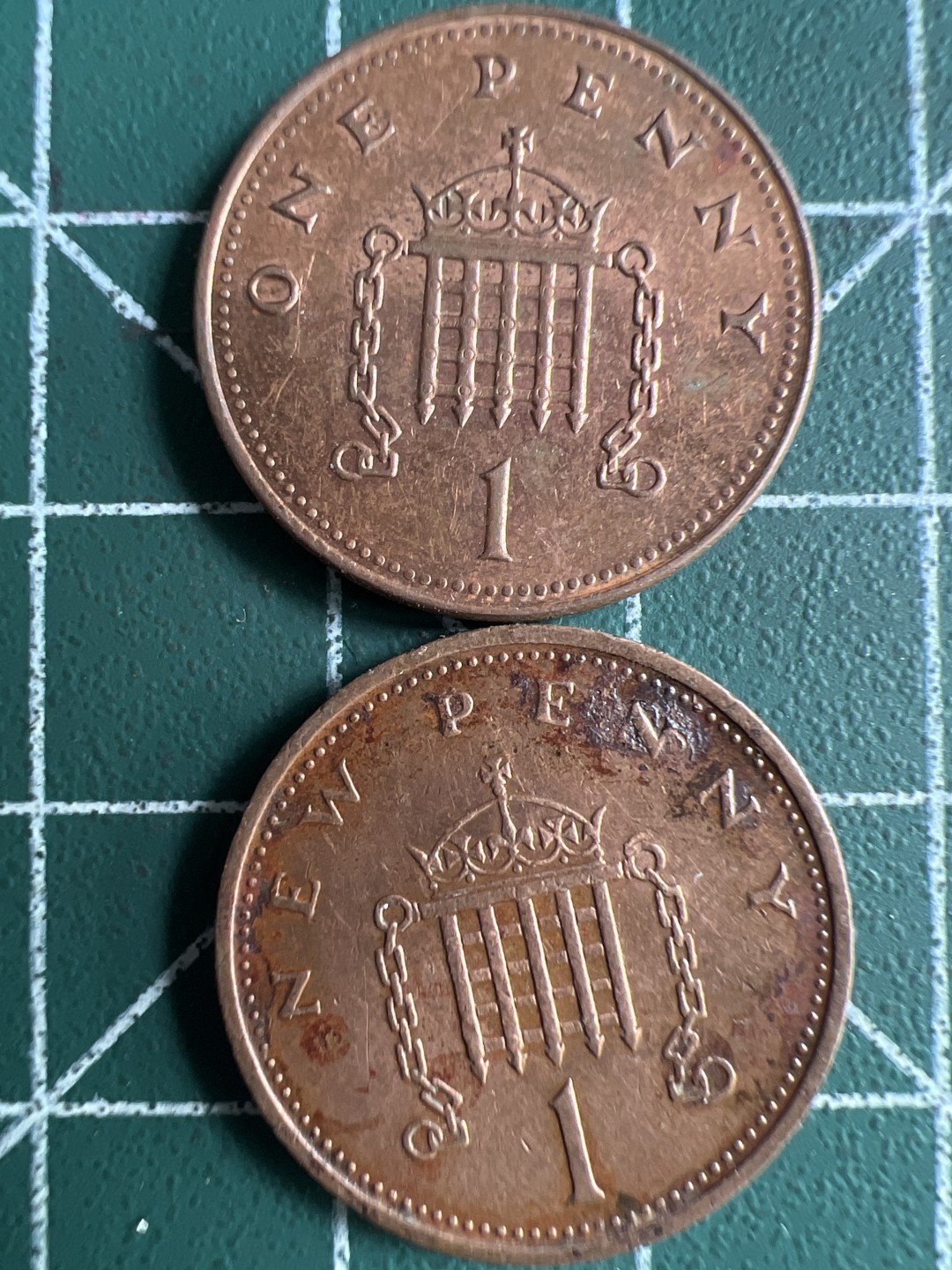 泡泡堂第262期  世界硬币 （无押金，捡漏，全场20包邮，偏远地区除外，接收代拍业务） 英国一便士一对