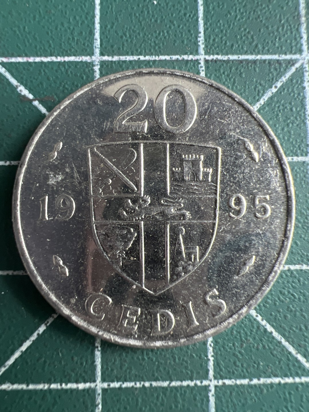 泡泡堂第262期  世界硬币 （无押金，捡漏，全场20包邮，偏远地区除外，接收代拍业务） 加纳20塞地