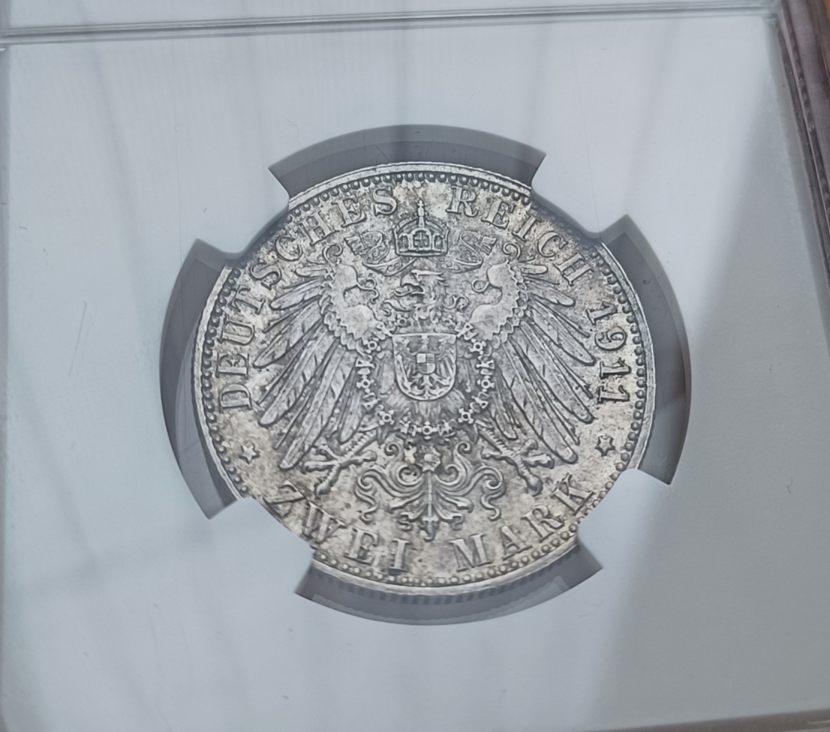 瓶子🏺第79期拍卖会 德国巴伐利亚1911年2马克银币摄政王利奥波德NGC MS64