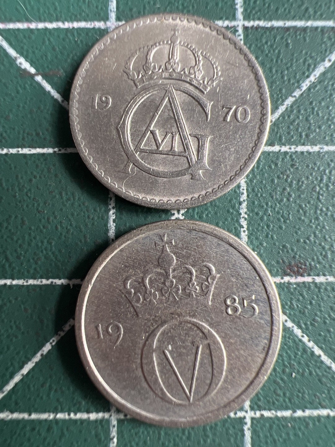 泡泡堂第226期  世界硬币邮票 （无押金，无佣金，捡漏，全场20包邮，偏远地区除外） 瑞典10欧尔一对