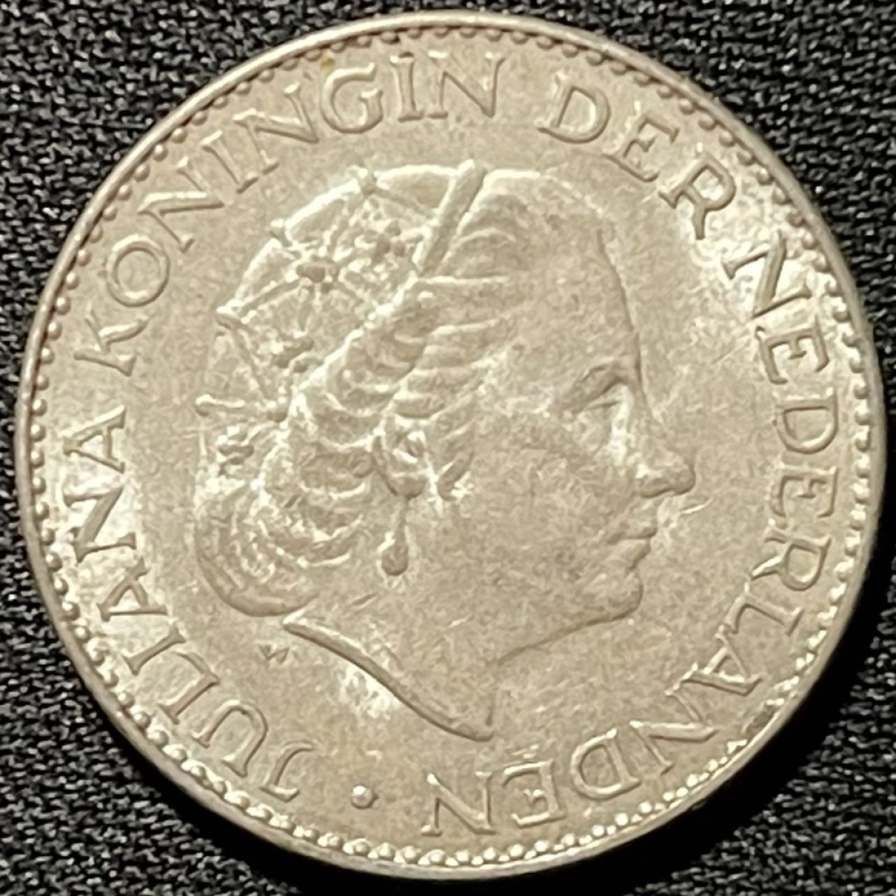 紫瑗钱币——第262期拍卖 荷兰 1966年 朱丽安娜 1盾 6.5克 0.72银 UNC