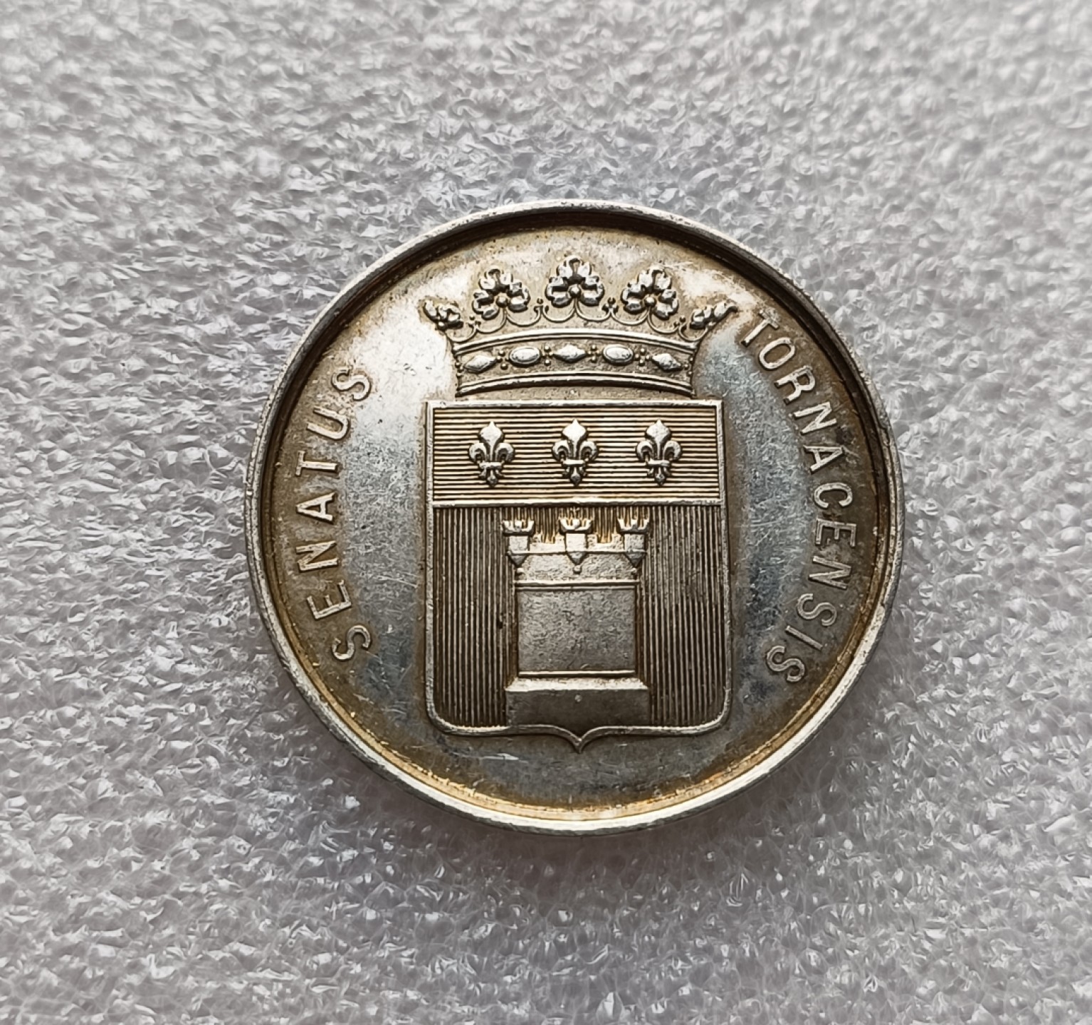 瓶子🏺第79期拍卖会 1885年比利时图尔奈市小银章直径33mm重量12.4g