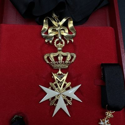 勋章交易所2月19日专场 意大利指挥官级马耳他勋章（银制）