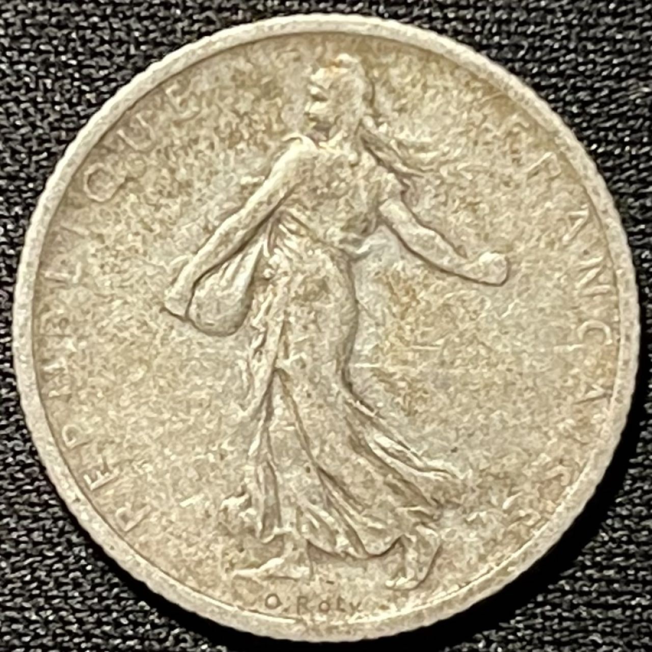 紫瑗钱币——第262期拍卖 法国 1908年 播种女神 1法郎 5克 0.835银