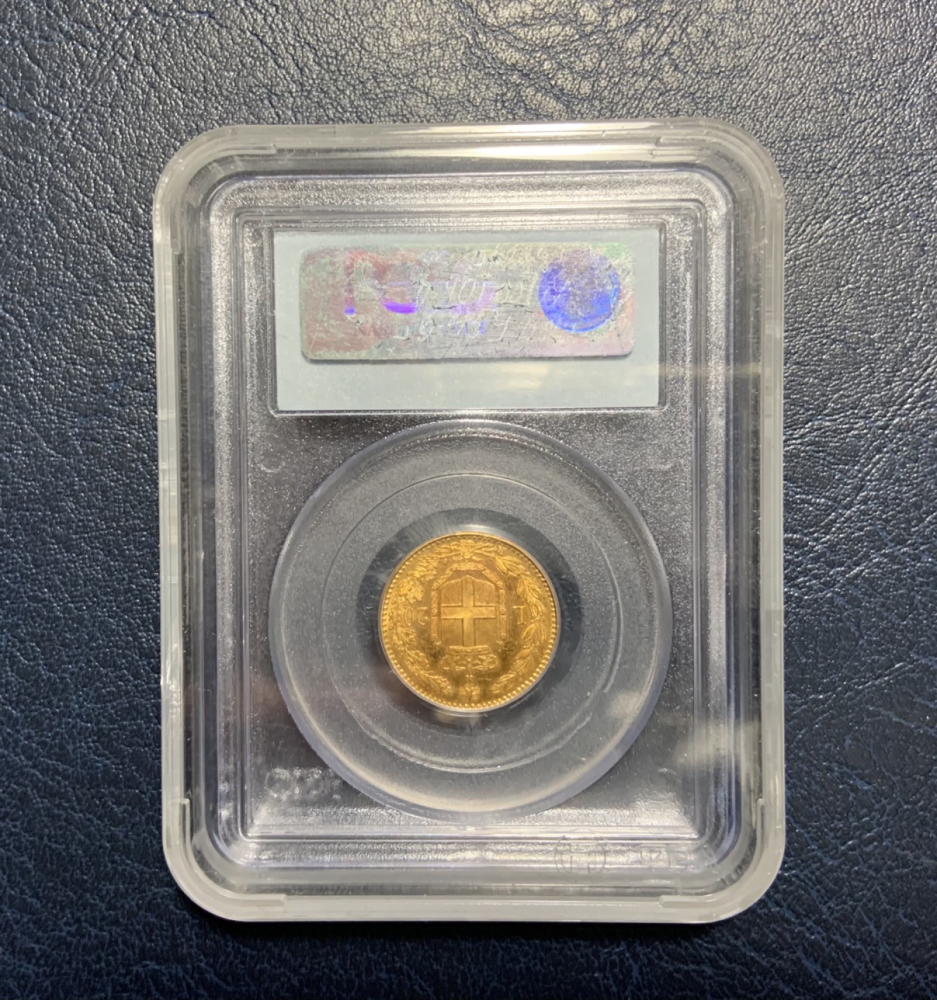 收藏联盟Quantum Auction 第233期拍卖 意大利1882年20里拉金币 PCGS63 金重6.45g 纯度90%