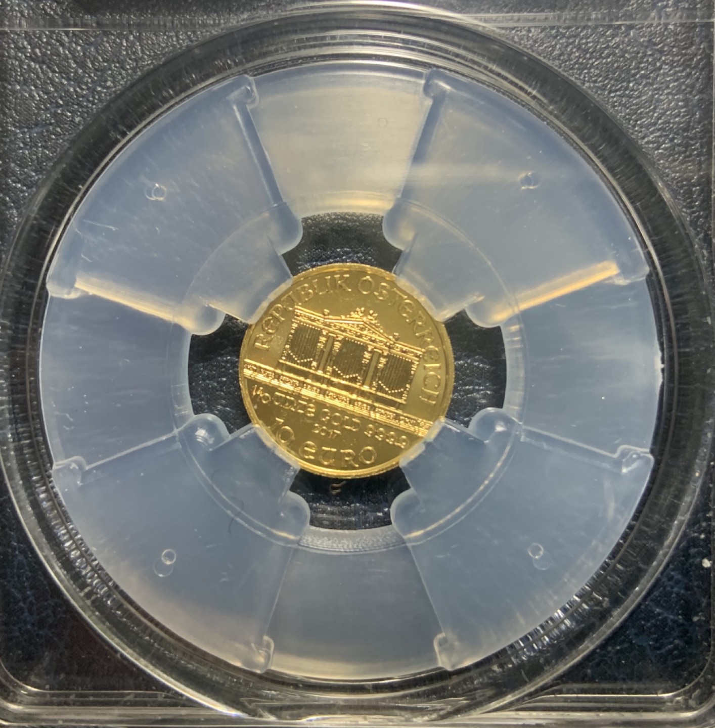 收藏联盟Quantum Auction 第233期拍卖 奥地利2017年10欧元音乐节纪念金币 中标国评 金重3.121g 纯度99.9%