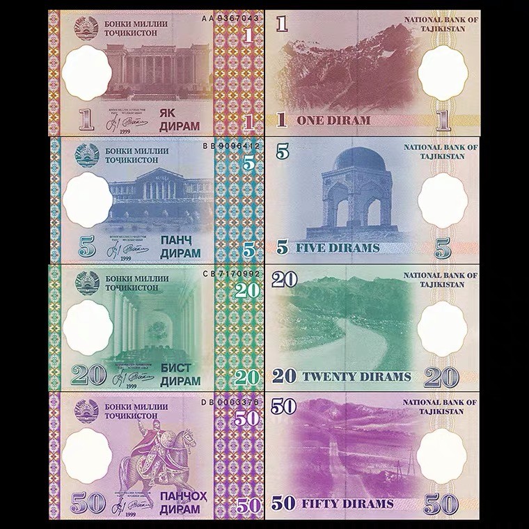 世界钱币收藏总仓 非洲-冈比亚6枚/张5,10,20,50,100,200达拉西大全套 全新