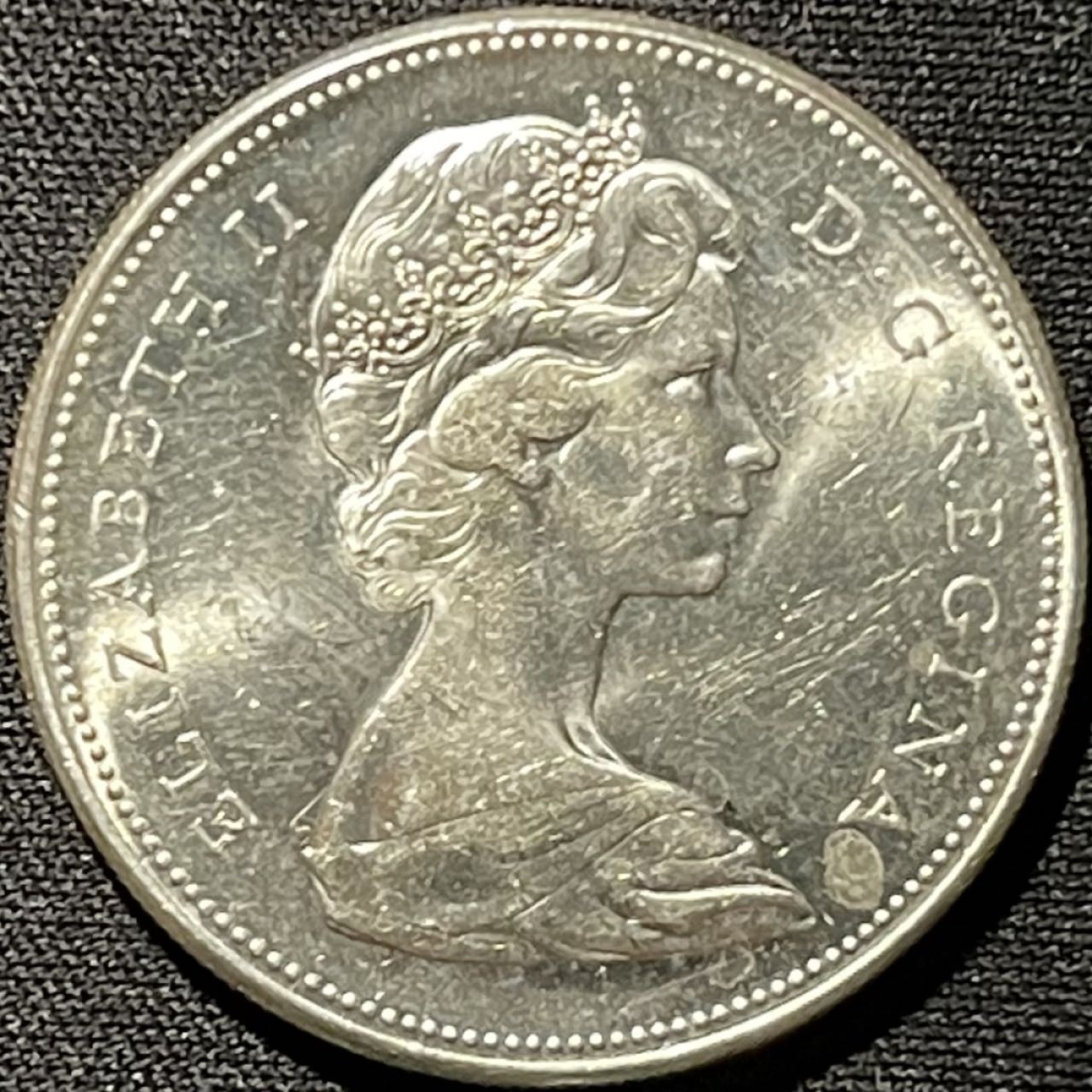 紫瑗钱币——第262期拍卖 加拿大 1967年 伊丽莎白二世 建国百年 大雁 1元 23.5克 0.8银 UNC