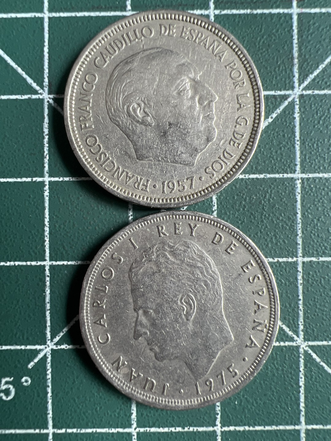 泡泡堂第229期  世界硬币邮票 （无押金，无佣金，捡漏，全场20包邮，偏远地区除外） 西班牙5比塞塔两种