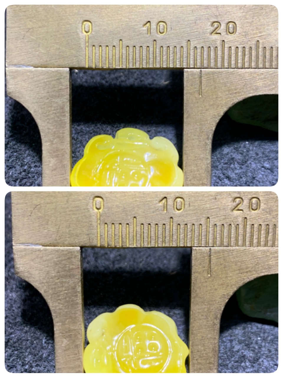 天然俄料蜜蜡雕刻福字随形吊坠一个，