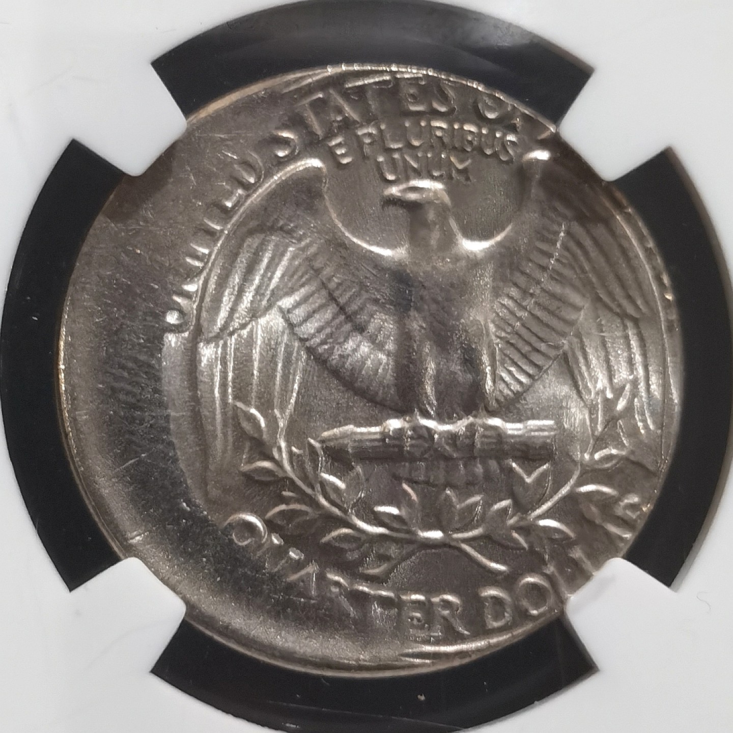 博洋堂世界钱币拍卖第016期（全场包邮） NGC MINT ERROR MS66 美国1984年25美分错币 10%偏打 少见高分偏打错币 收藏级错币