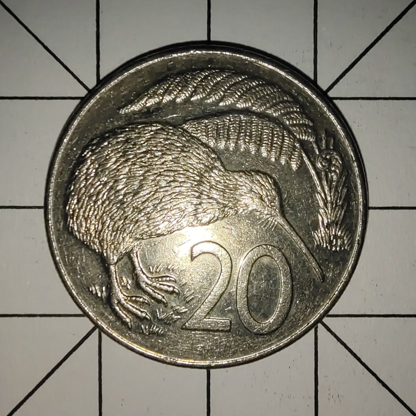 收藏之家世界硬币第9期(满20包邮，可多场累计。捡漏，无押金，无佣金) 新西兰20分1986年