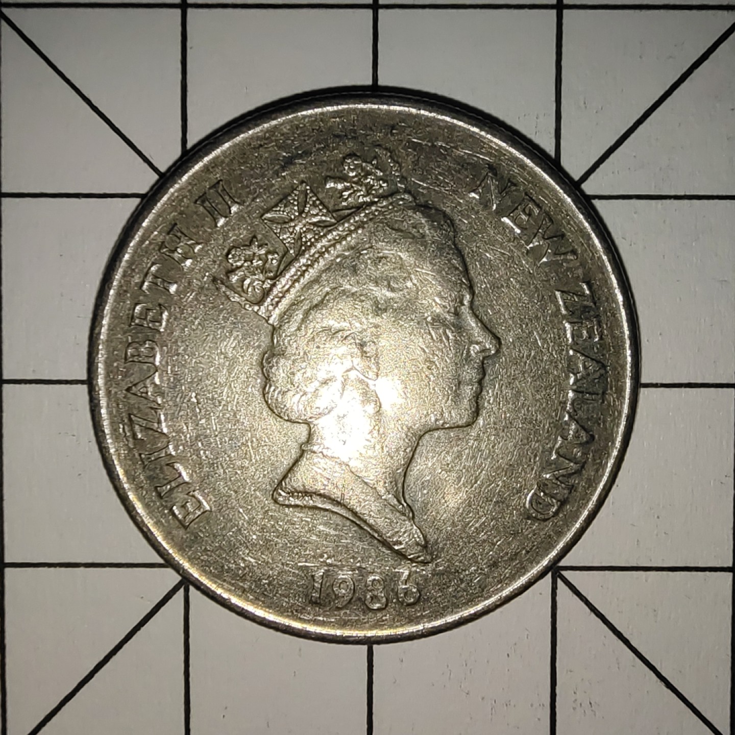 收藏之家世界硬币第9期(满20包邮，可多场累计。捡漏，无押金，无佣金) 新西兰20分1986年