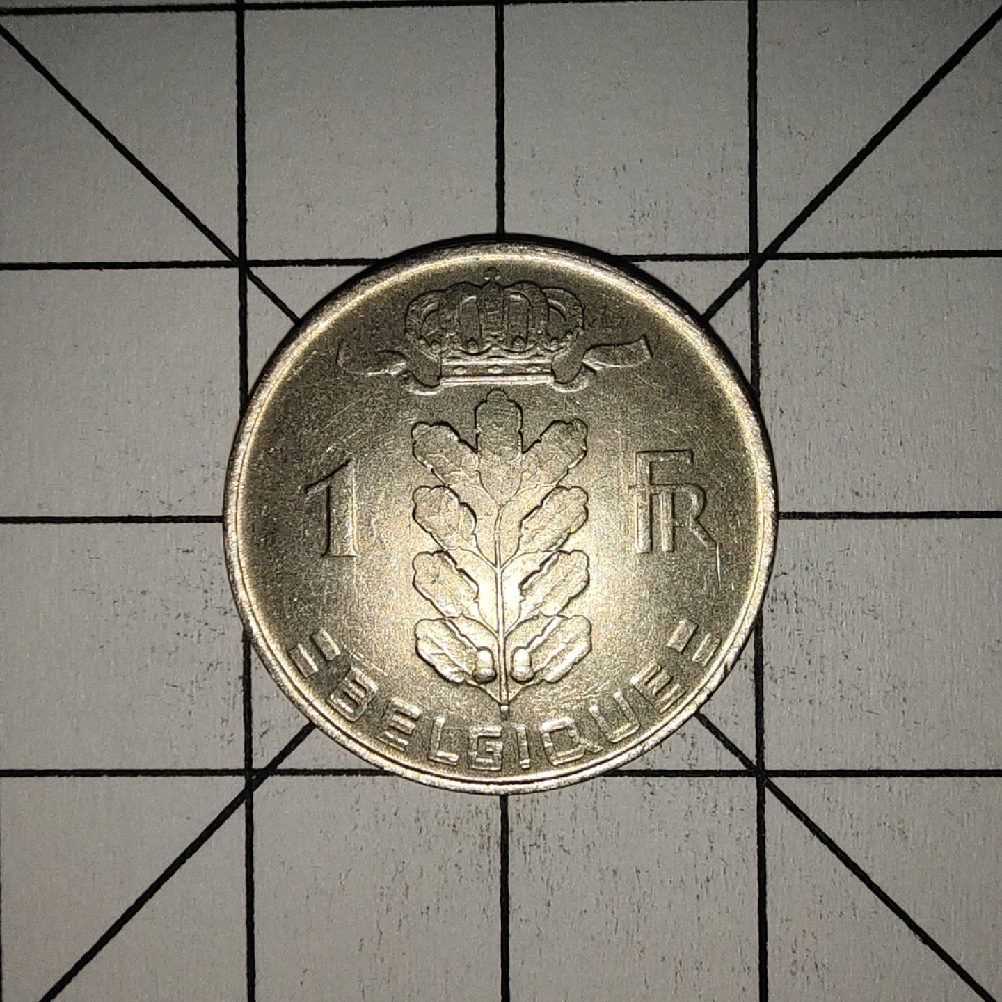 收藏之家世界硬币第9期(满20包邮，可多场累计。捡漏，无押金，无佣金) 比利时1法朗1958年