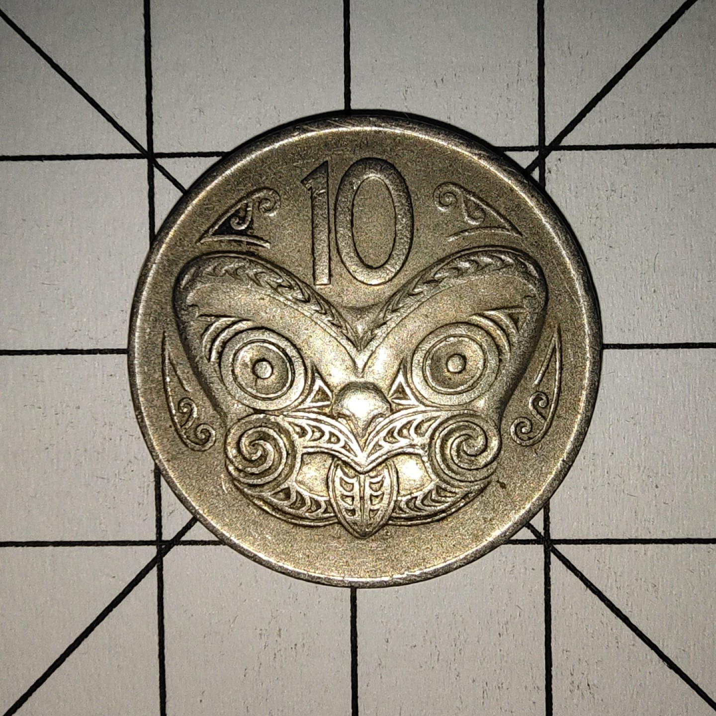 收藏之家世界硬币第9期(满20包邮，可多场累计。捡漏，无押金，无佣金) 新西兰10分1974年