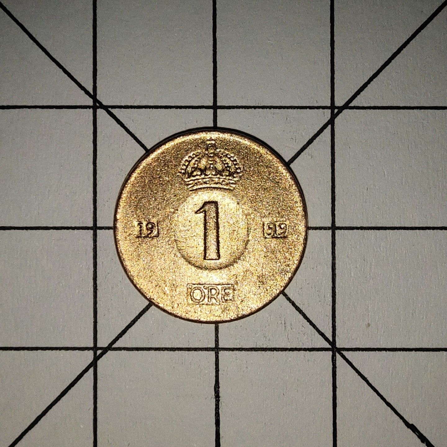 收藏之家世界硬币第9期(满20包邮，可多场累计。捡漏，无押金，无佣金) 瑞典1欧尔1959年