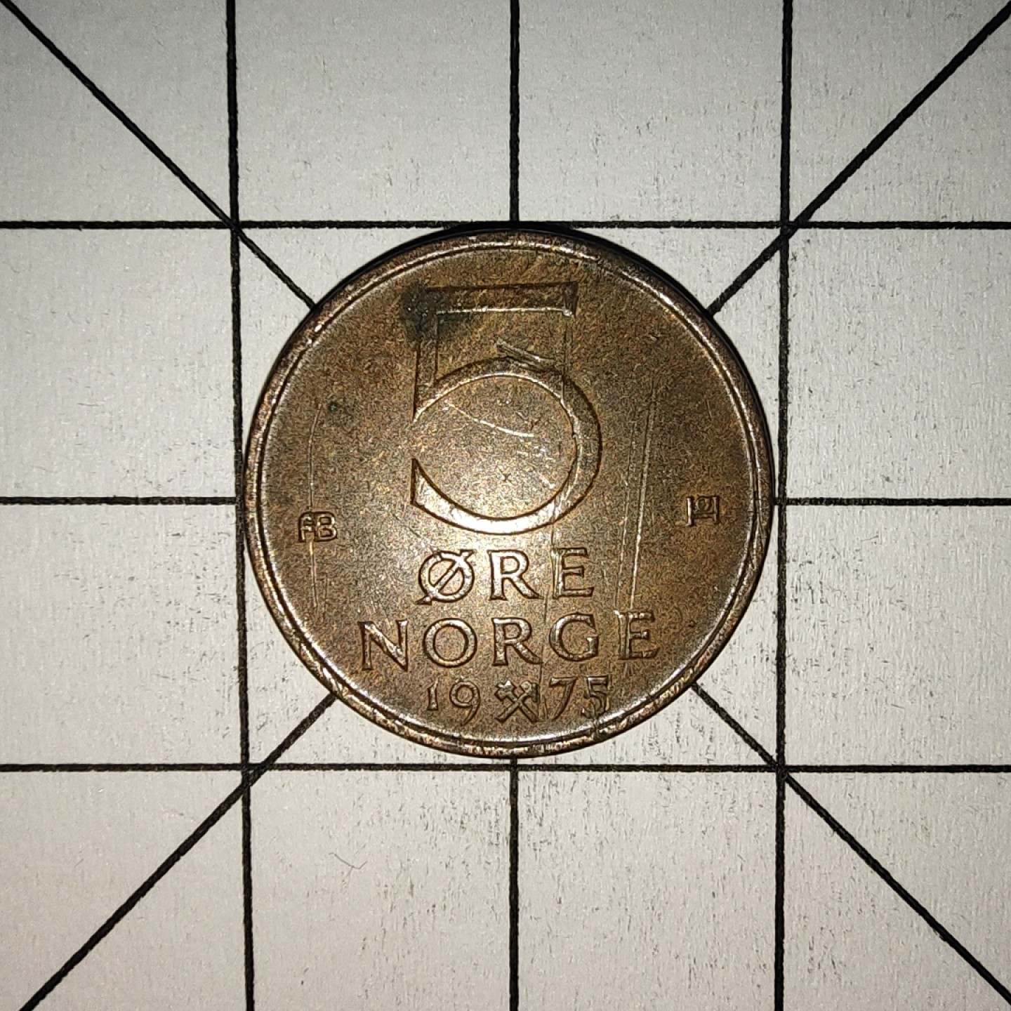 收藏之家世界硬币第9期(满20包邮，可多场累计。捡漏，无押金，无佣金) 瑞典5欧尔1975年