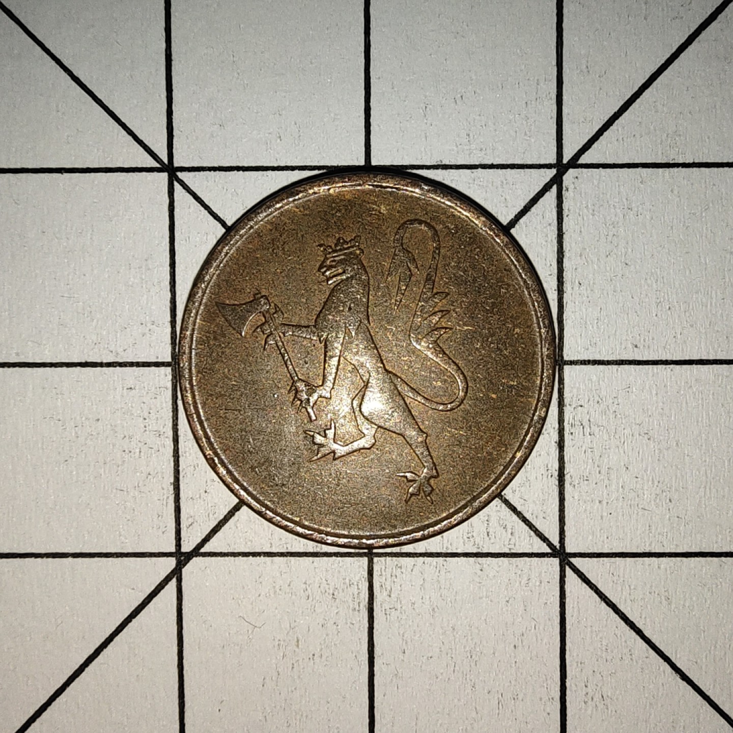 收藏之家世界硬币第9期(满20包邮，可多场累计。捡漏，无押金，无佣金) 瑞典5欧尔1975年