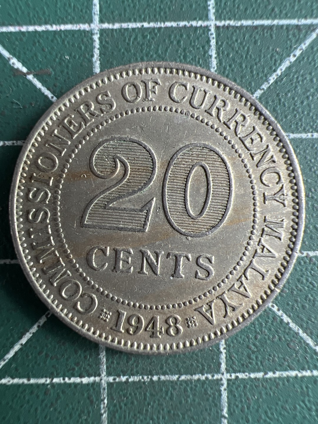 泡泡堂微拍第六十五幕硬币捡漏可累计专场👿👿，零佣金，零押金，累计满二十元包邮，接受代拍业务 英属马来亚20分