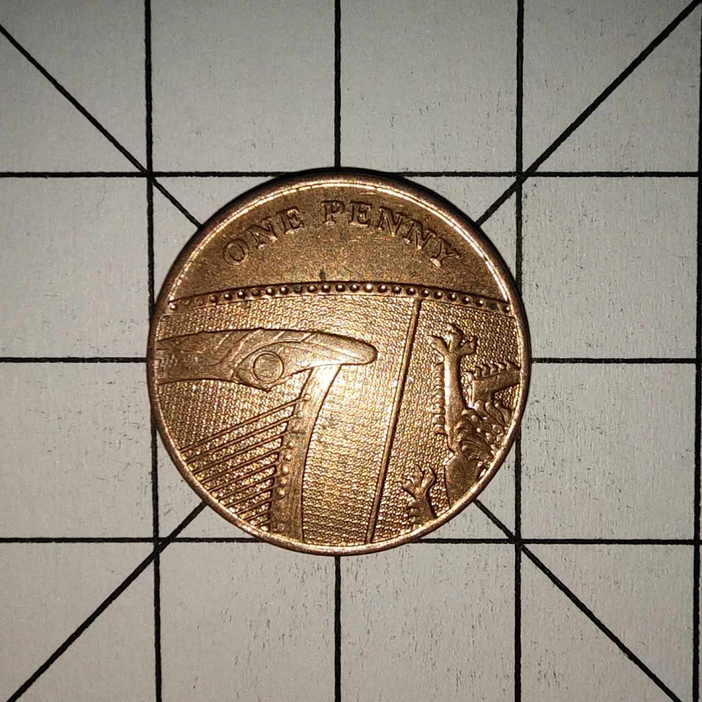 收藏之家世界硬币第9期(满20包邮，可多场累计。捡漏，无押金，无佣金) 英国1芬尼2011年