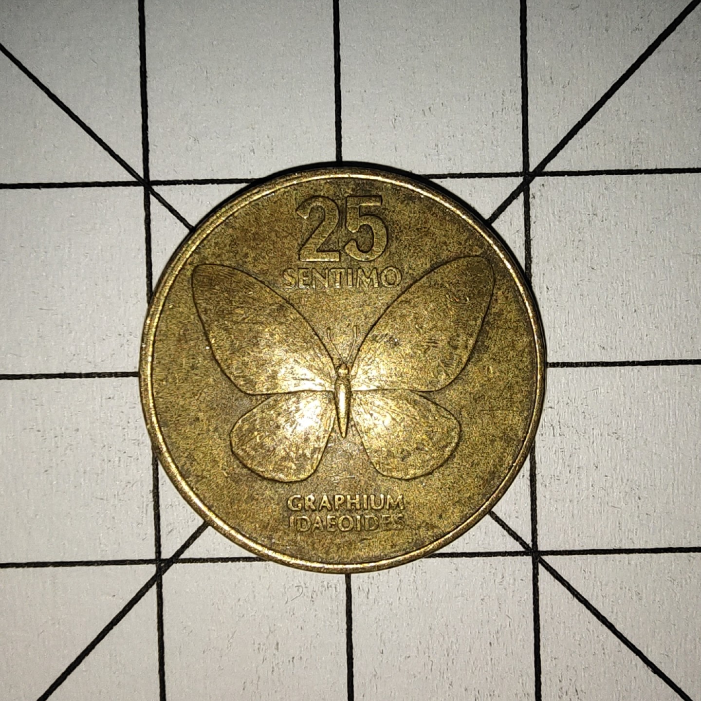 收藏之家世界硬币第9期(满20包邮，可多场累计。捡漏，无押金，无佣金) 菲律宾25分1984年