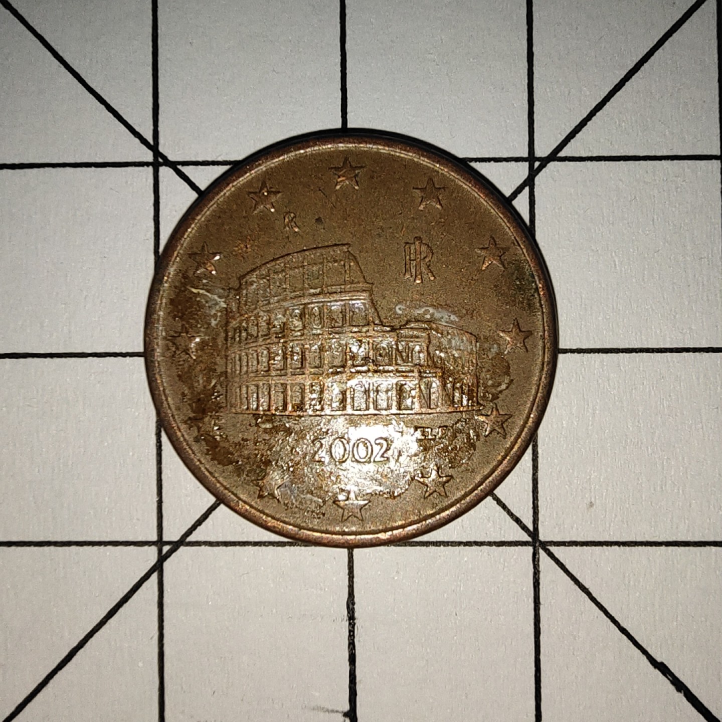 收藏之家世界硬币第9期(满20包邮，可多场累计。捡漏，无押金，无佣金) 意大利5分2002年