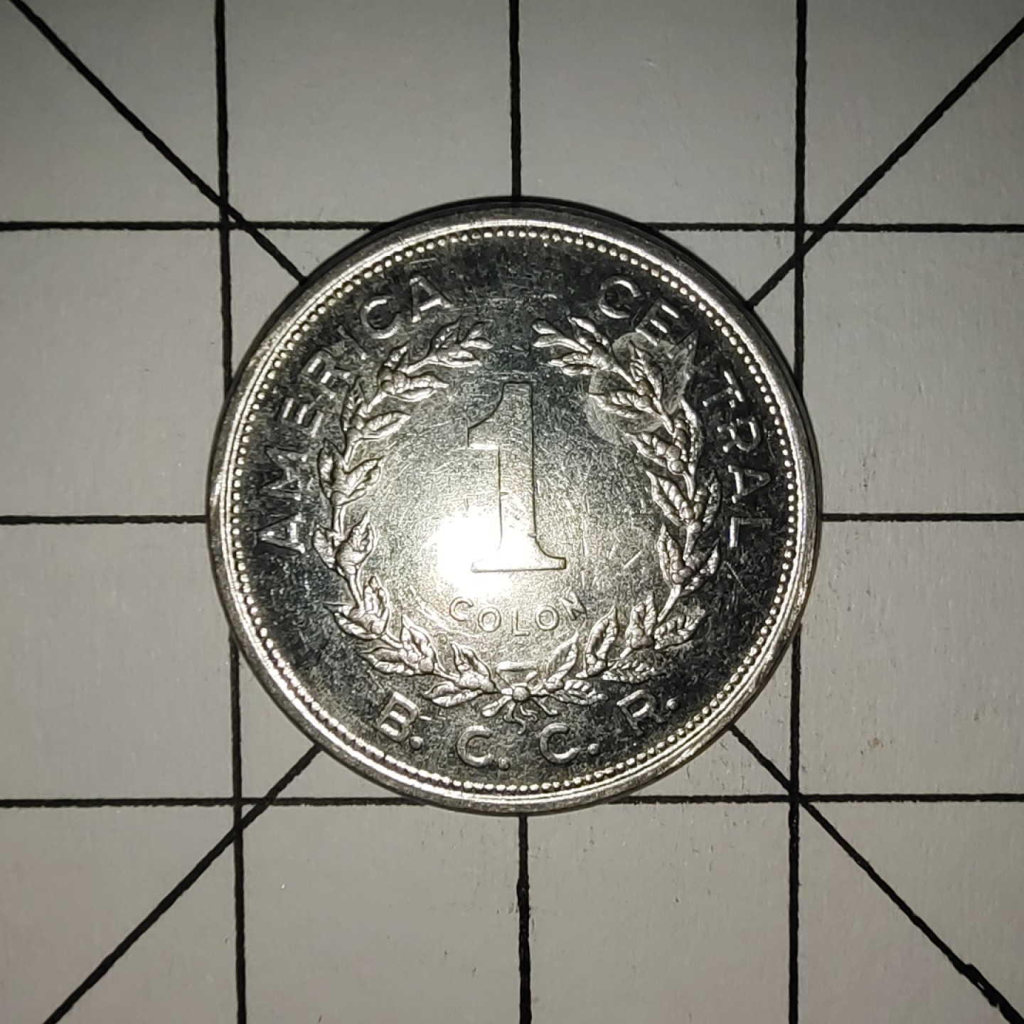 收藏之家世界硬币第9期(满20包邮，可多场累计。捡漏，无押金，无佣金) 哥斯达黎加1克朗1982年