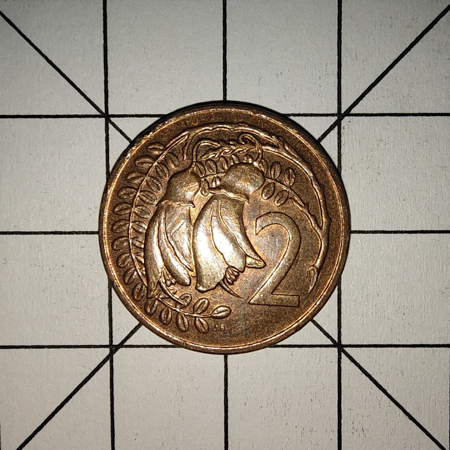 收藏之家世界硬币第9期(满20包邮，可多场累计。捡漏，无押金，无佣金) 新西兰2分1980年