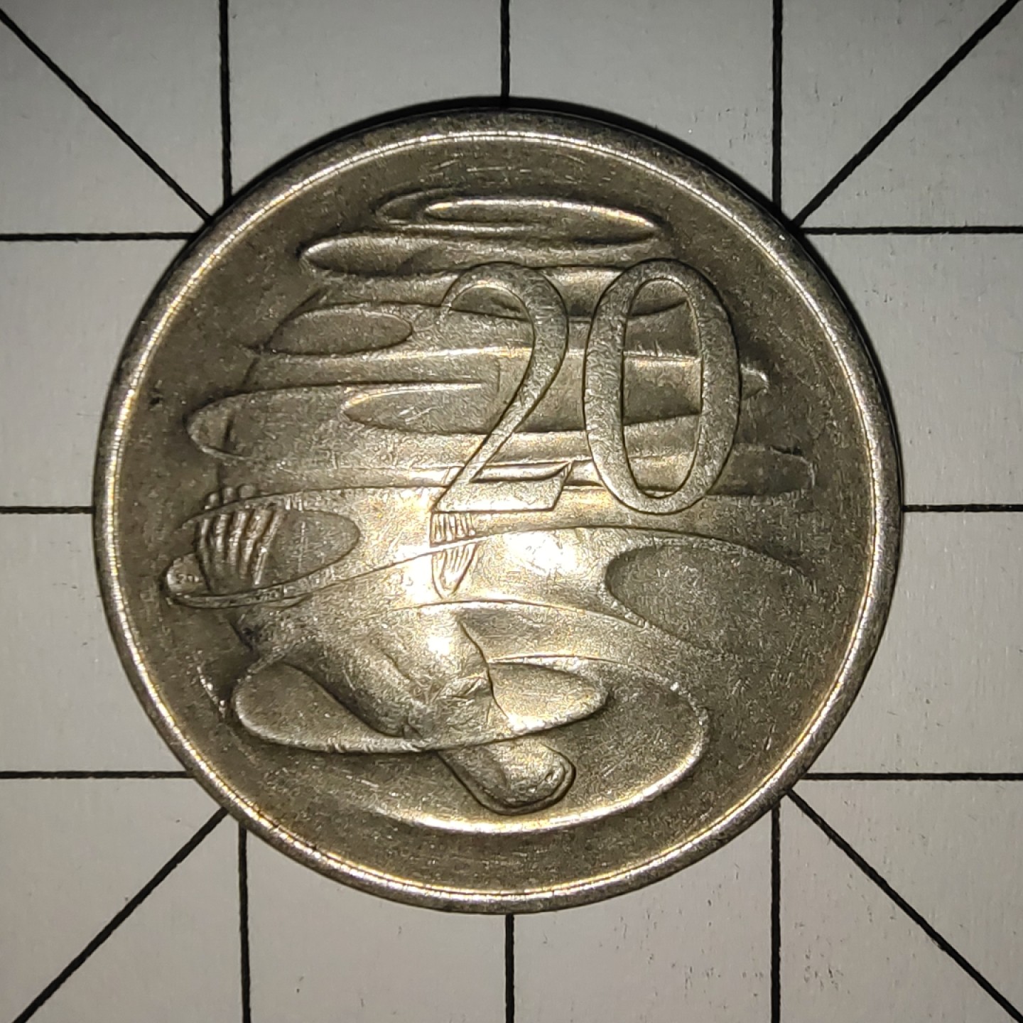 收藏之家世界硬币第9期(满20包邮，可多场累计。捡漏，无押金，无佣金) 澳大利亚20分1980年