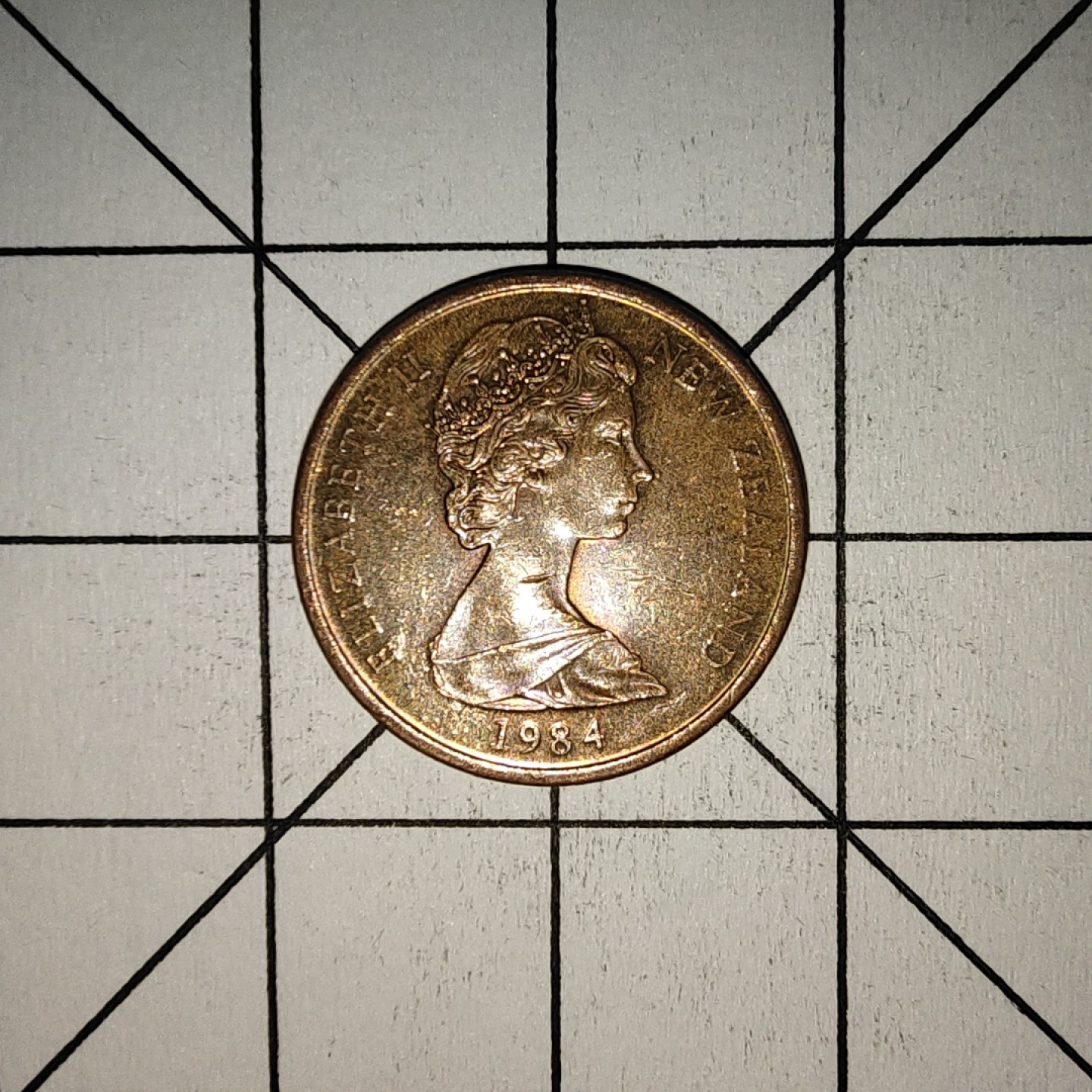 收藏之家世界硬币第9期(满20包邮，可多场累计。捡漏，无押金，无佣金) 新西兰1分1984年