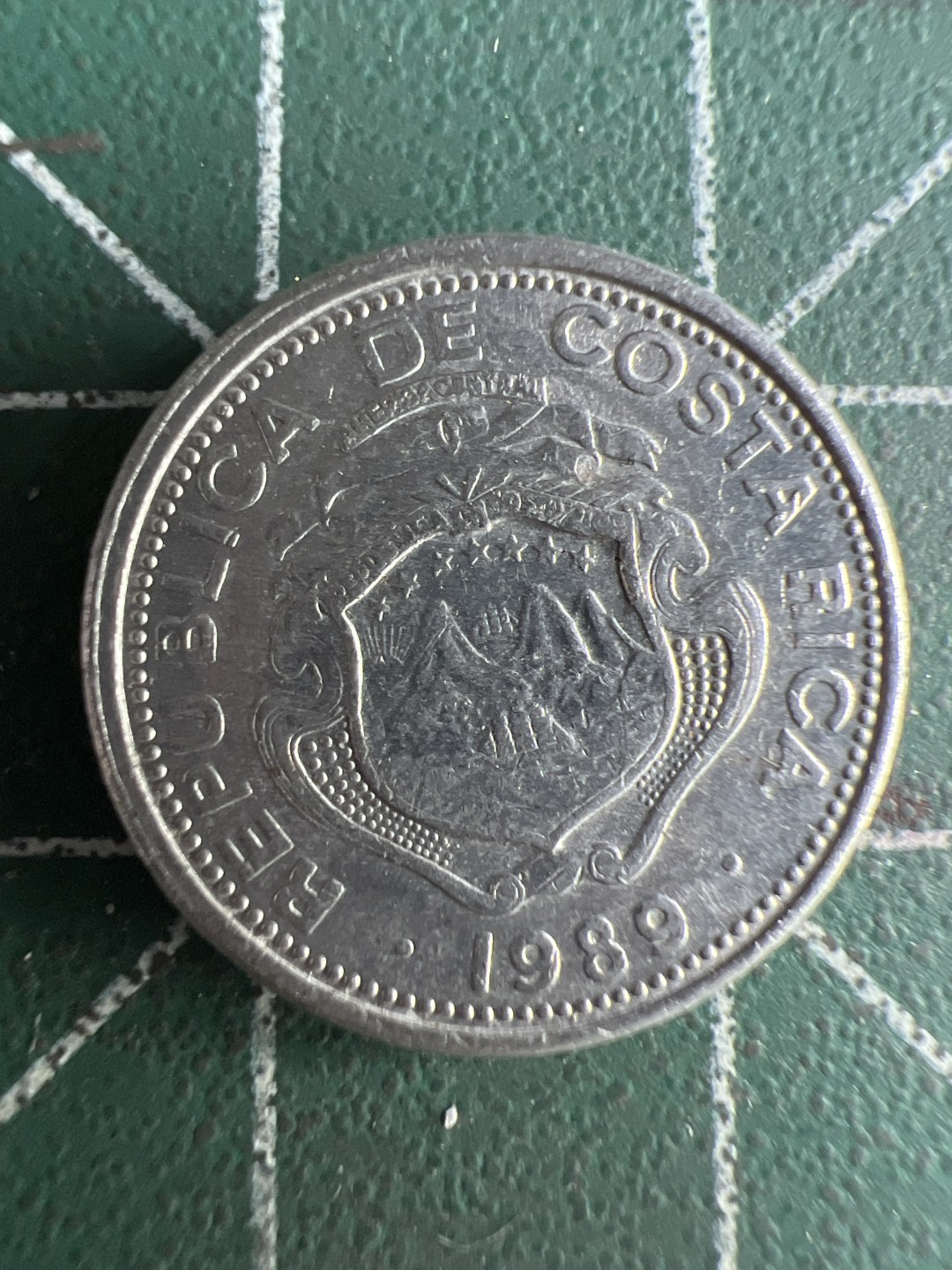 泡泡堂第230期  世界硬币邮票 （无押金，无佣金，捡漏，全场20包邮，偏远地区除外） 哥斯达黎加25分