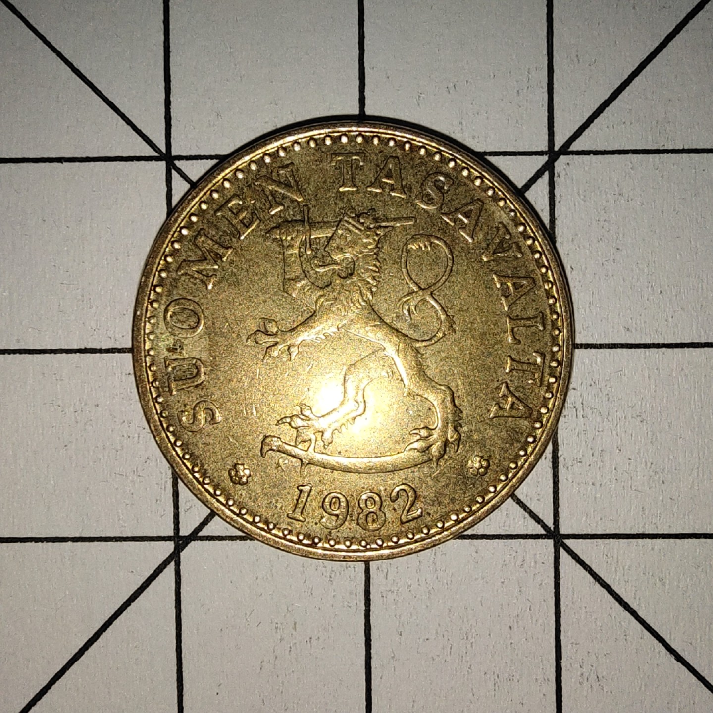 收藏之家世界硬币第9期(满20包邮，可多场累计。捡漏，无押金，无佣金) 芬兰20芬尼1982年