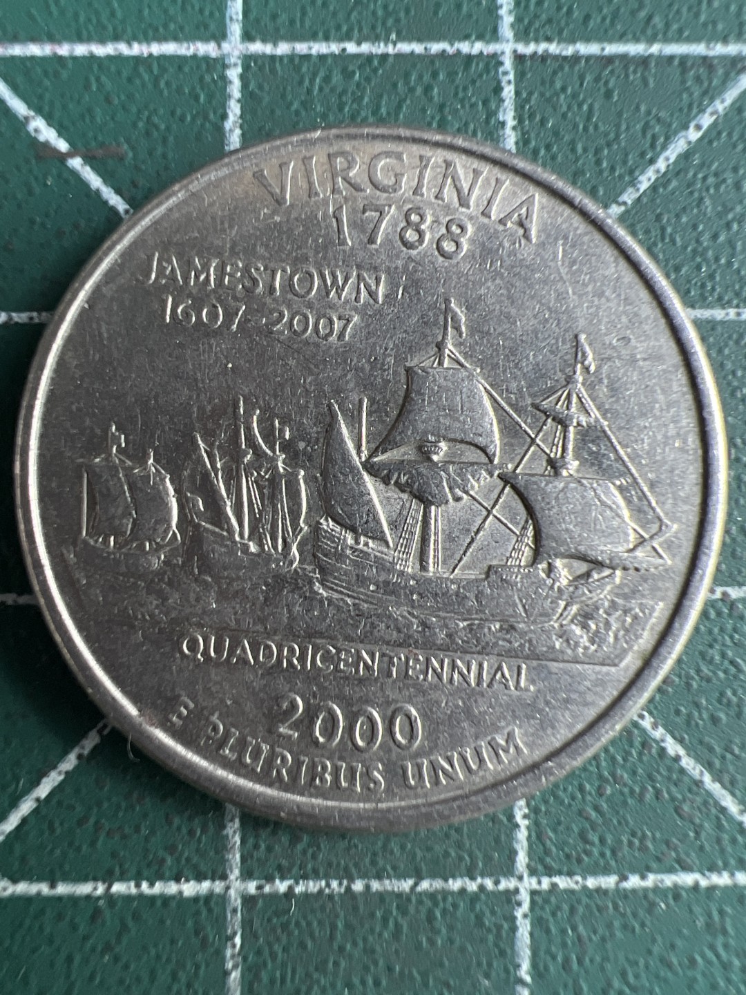 泡泡堂微拍第六十六幕硬币捡漏可累计专场👿👿，零佣金，零押金，累计满二十元包邮，接受代拍业务 美国25美分弗吉尼亚州州币