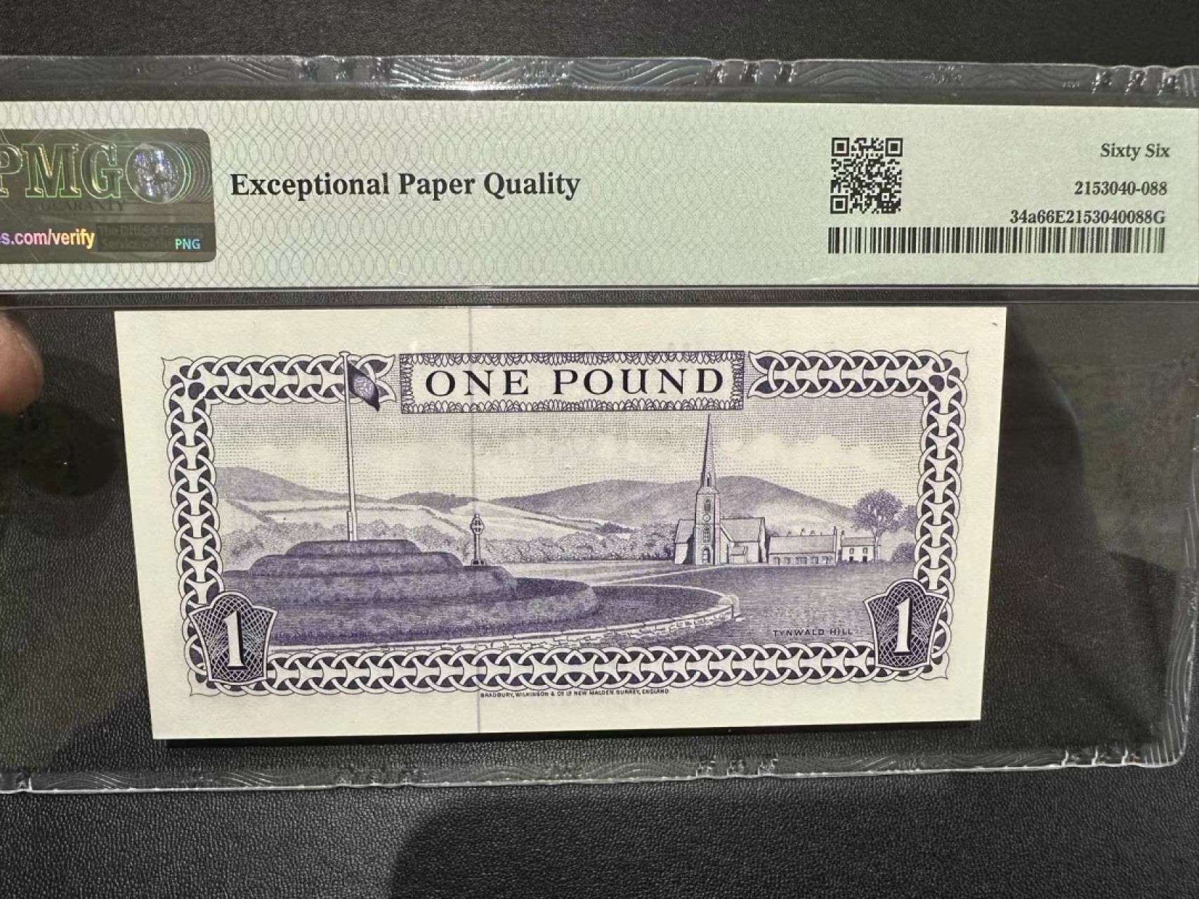 《外钞收藏家》第二百四十二期（连拍场） 马恩群岛1镑 PMG66