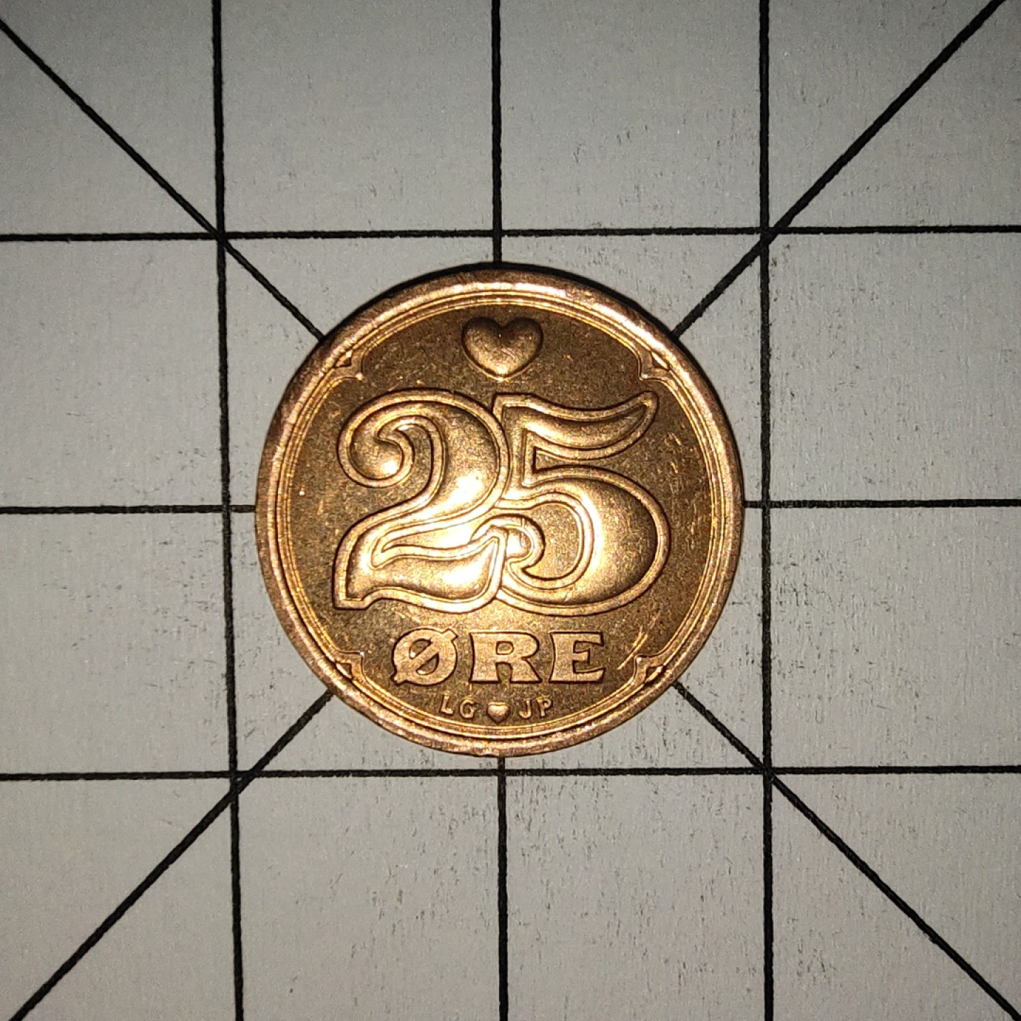 收藏之家世界硬币第9期(满20包邮，可多场累计。捡漏，无押金，无佣金) 丹麦25欧尔2001年