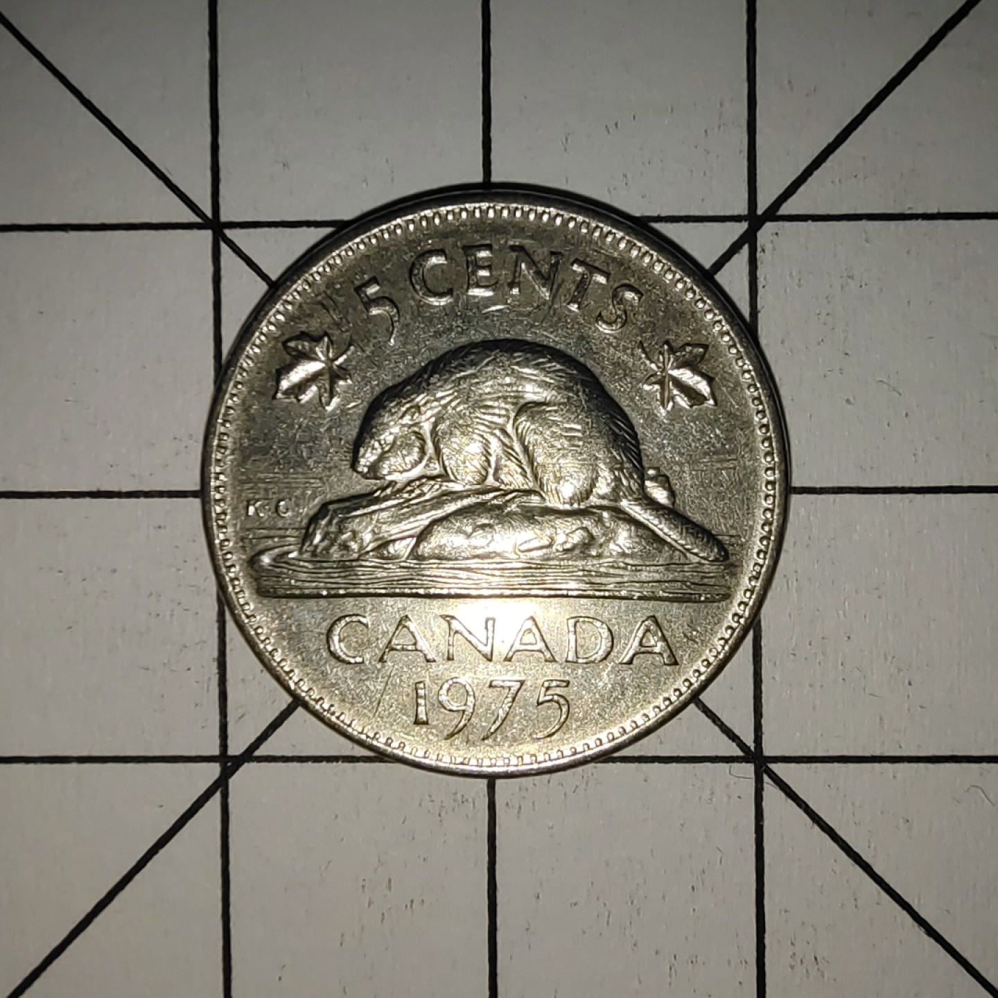 收藏之家世界硬币第9期(满20包邮，可多场累计。捡漏，无押金，无佣金) 加拿大5分1975年