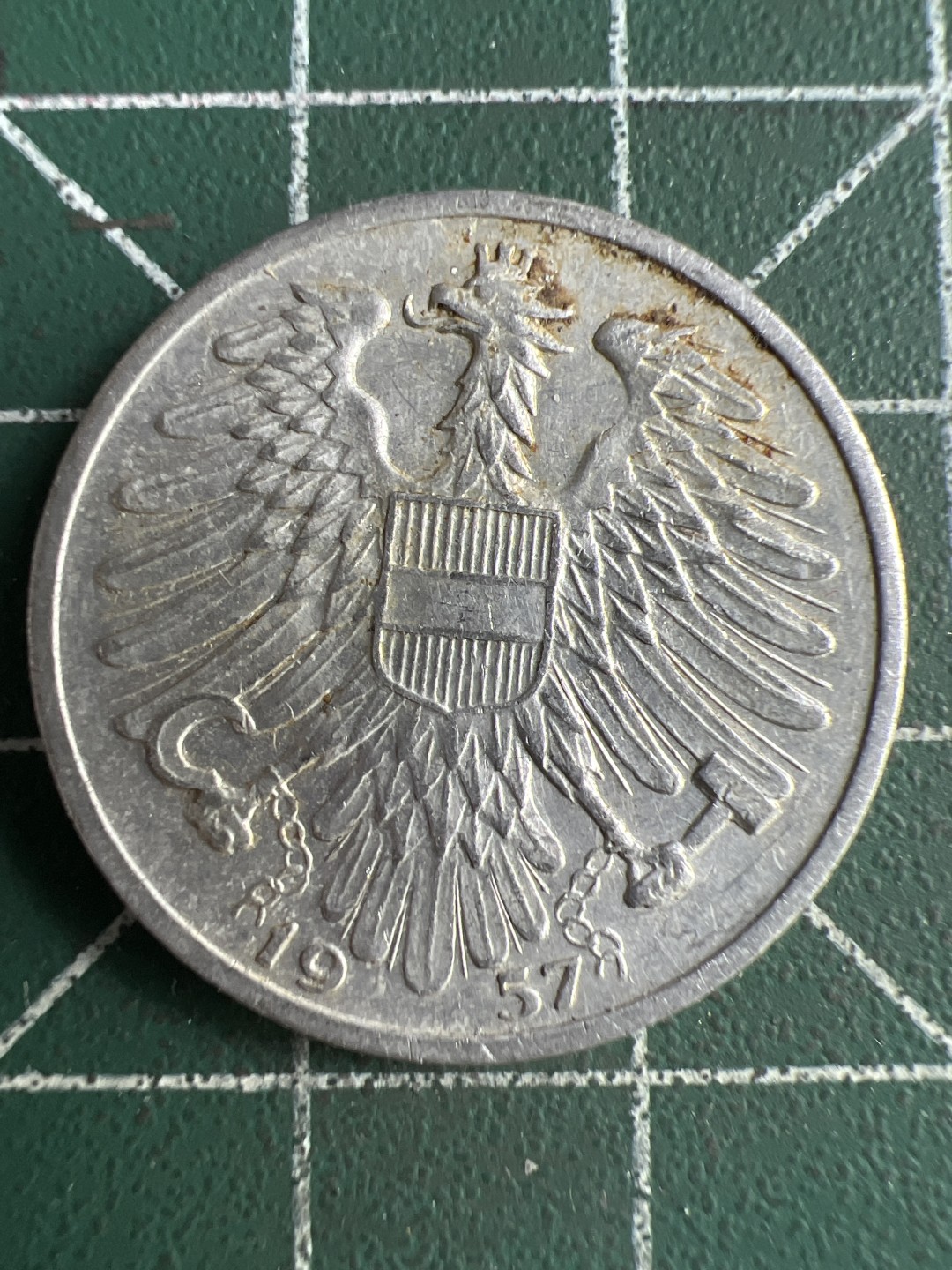 泡泡堂微拍第六十六幕硬币捡漏可累计专场👿👿，零佣金，零押金，累计满二十元包邮，接受代拍业务 奥地利二战后首版1先令铝币