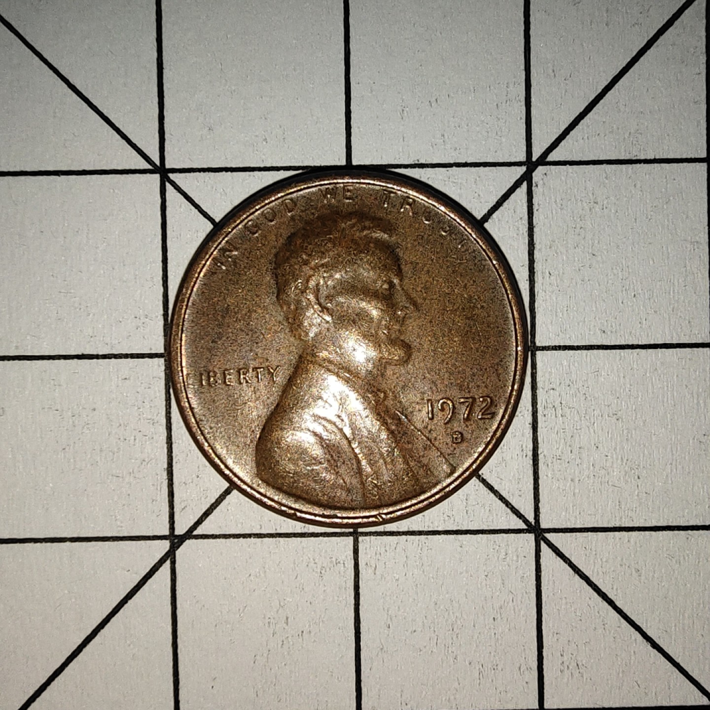 收藏之家世界硬币第9期(满20包邮，可多场累计。捡漏，无押金，无佣金) 美国1分1972年