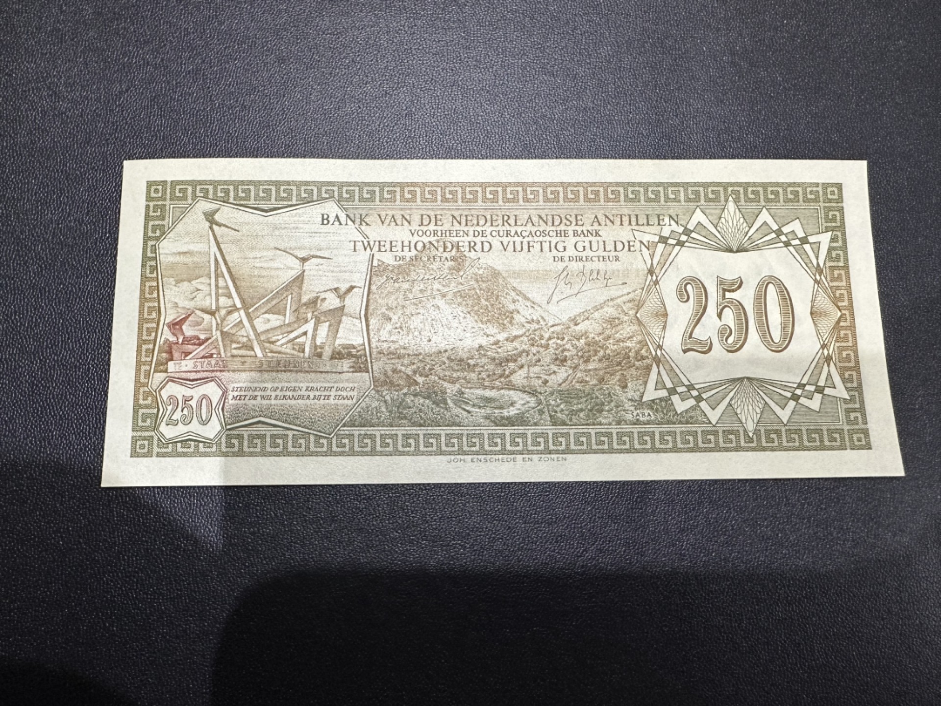 《外钞收藏家》第二百四十二期（连拍场） 荷属安第列斯250盾 全新UNC
